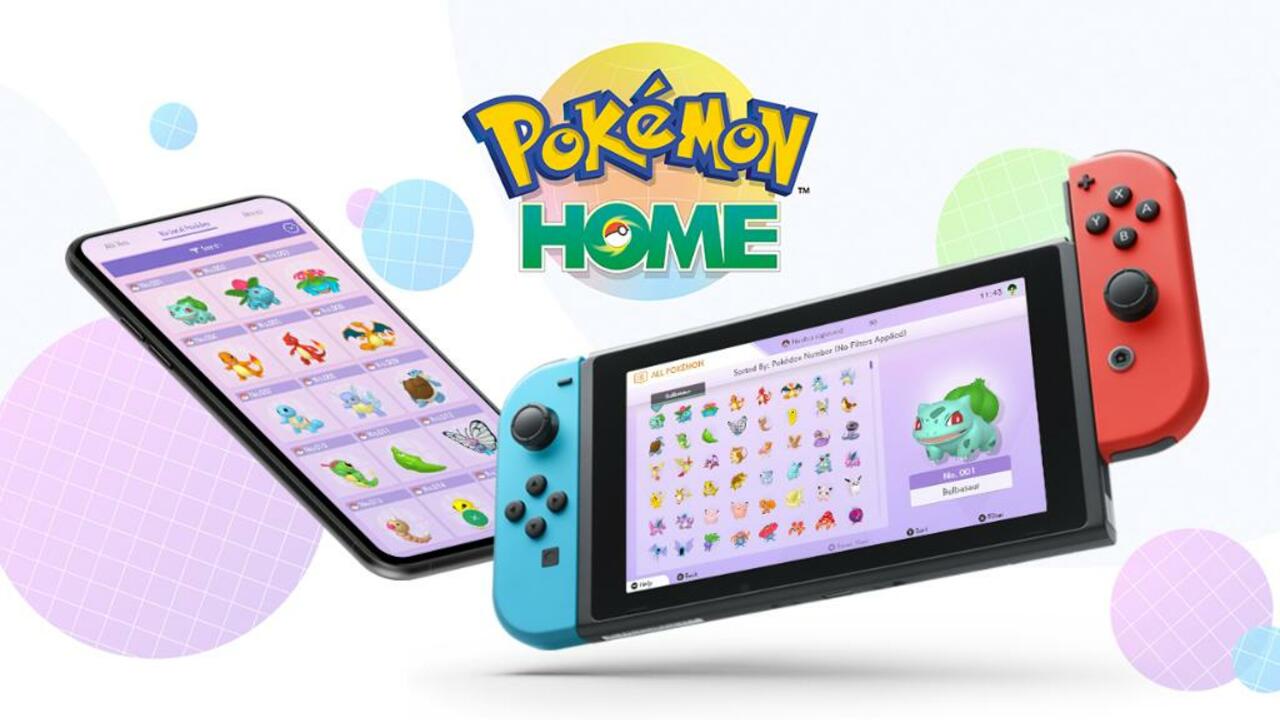 Pokémon HOME lancé sur Nintendo Switch et smartphones