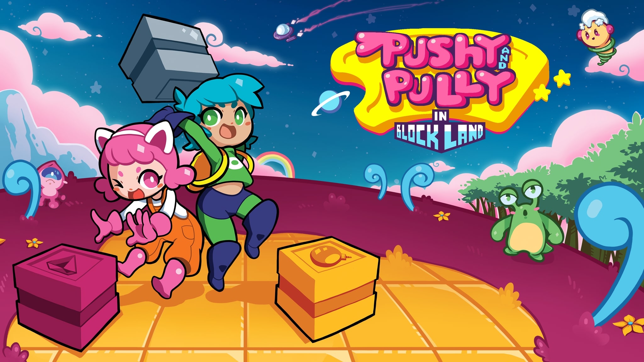 Retour à l’époque des jeux d’arcade avec Pushy and Pully in Blockland