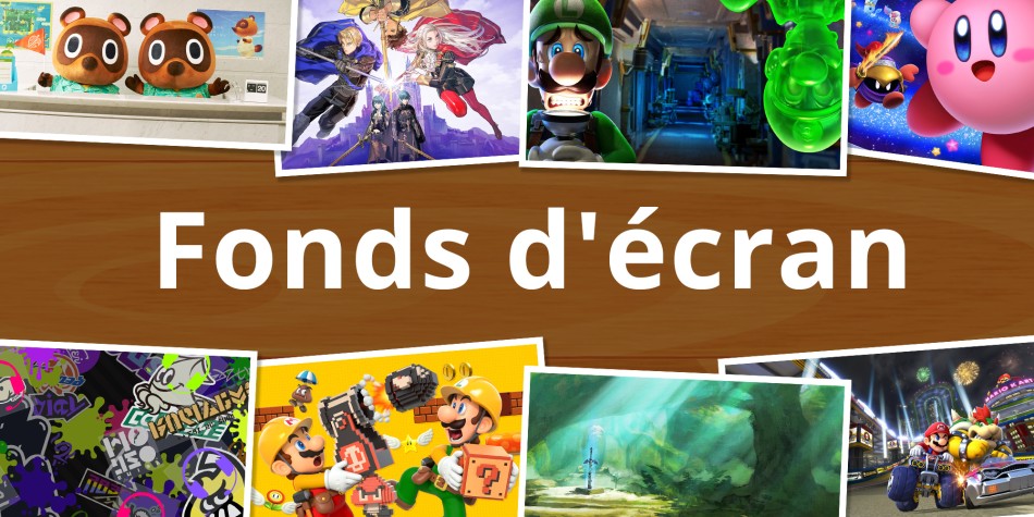 Nintendo nous offre les fonds d’écran de nos jeux préférés !