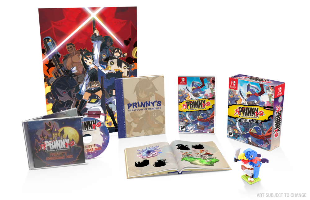 Ouverture des précommandes pour Prinny 1.2 Exploded and reloaded edition limitée chez NIS America !