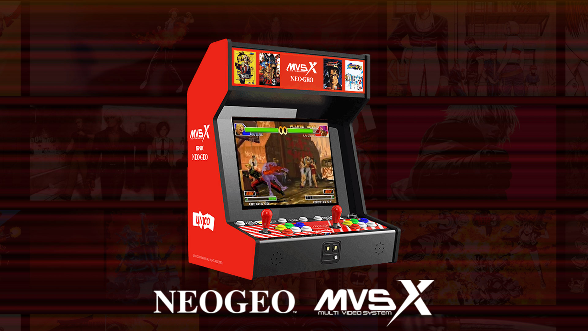 MVS-X : Un bartop SNK officiel arrive en Europe !