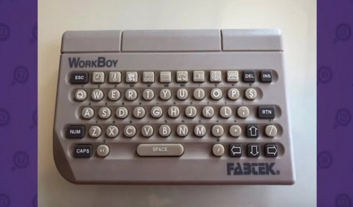 Le clavier Workboy, quand la Game Boy se la jouait ordinateur de poche