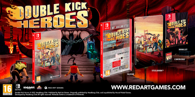 Une version physique pour Double Kick Heroes sur Nintendo Switch