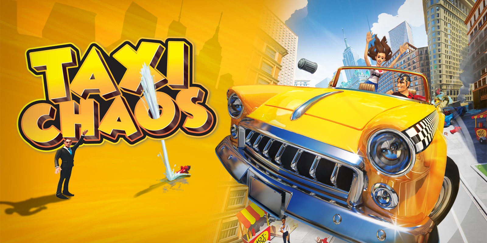 Quelques images et une première vidéo pour Taxi Chaos sur Nintendo Switch