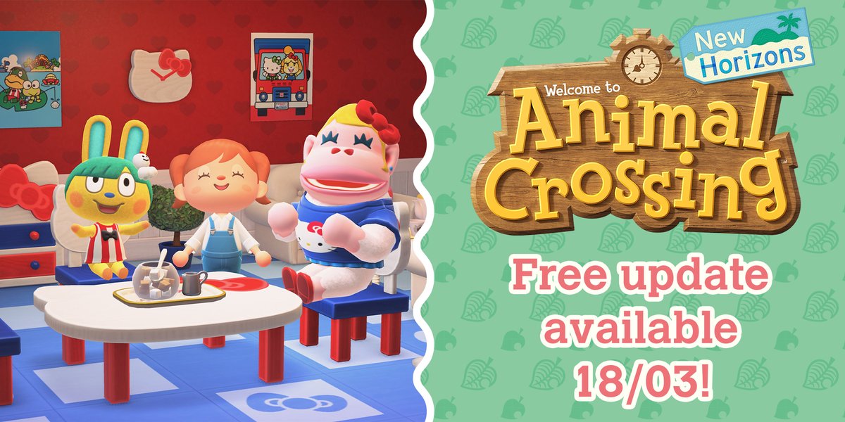 La nouvelle mise à jour gratuite d’Animal Crossing: New Horizons du 18 mars apporte de nouveaux habitants, de nouveaux objets et bien plus !