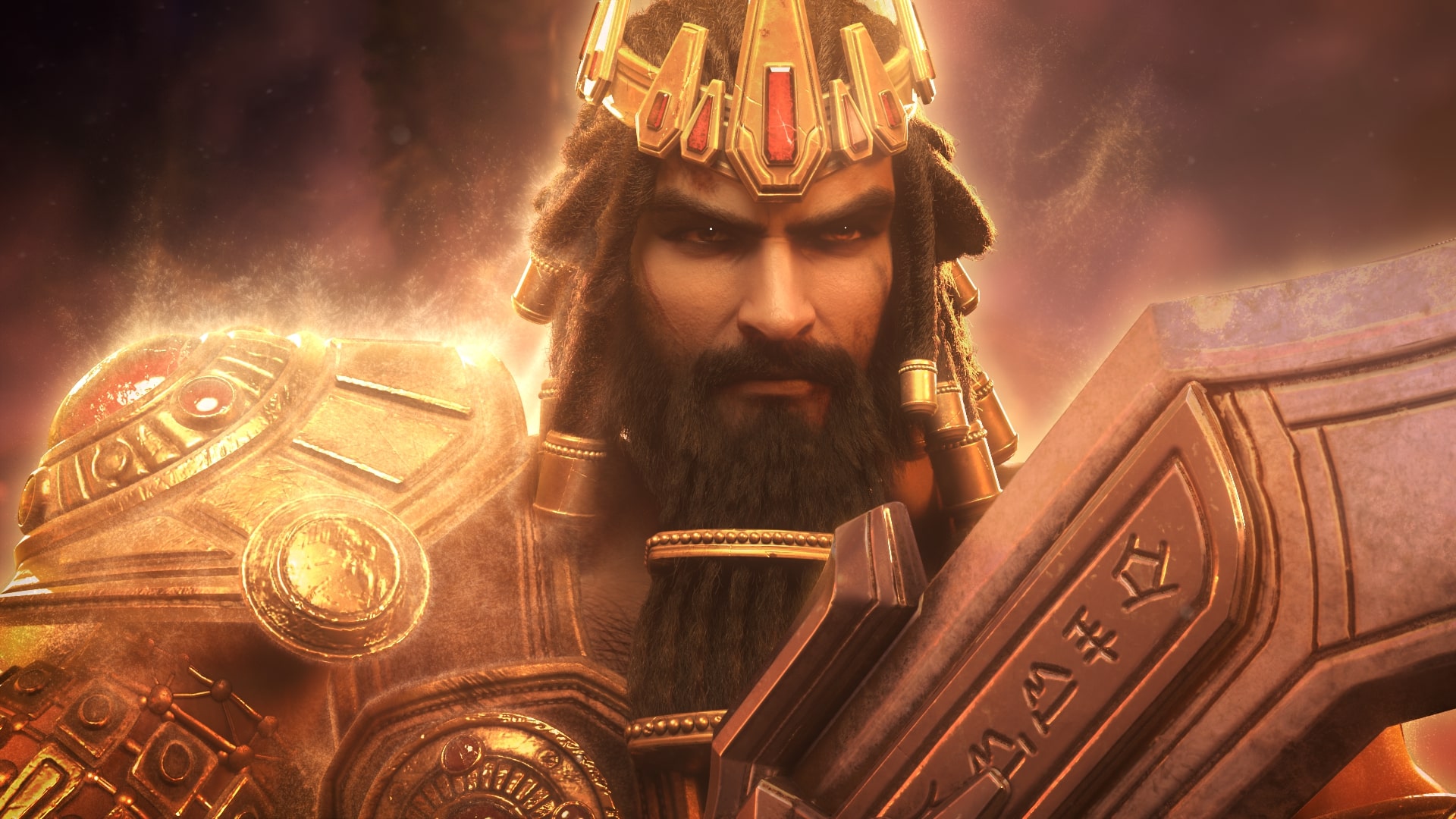 Le roi Gilgamesh affronte Tiamat en cinématique sur SMITE