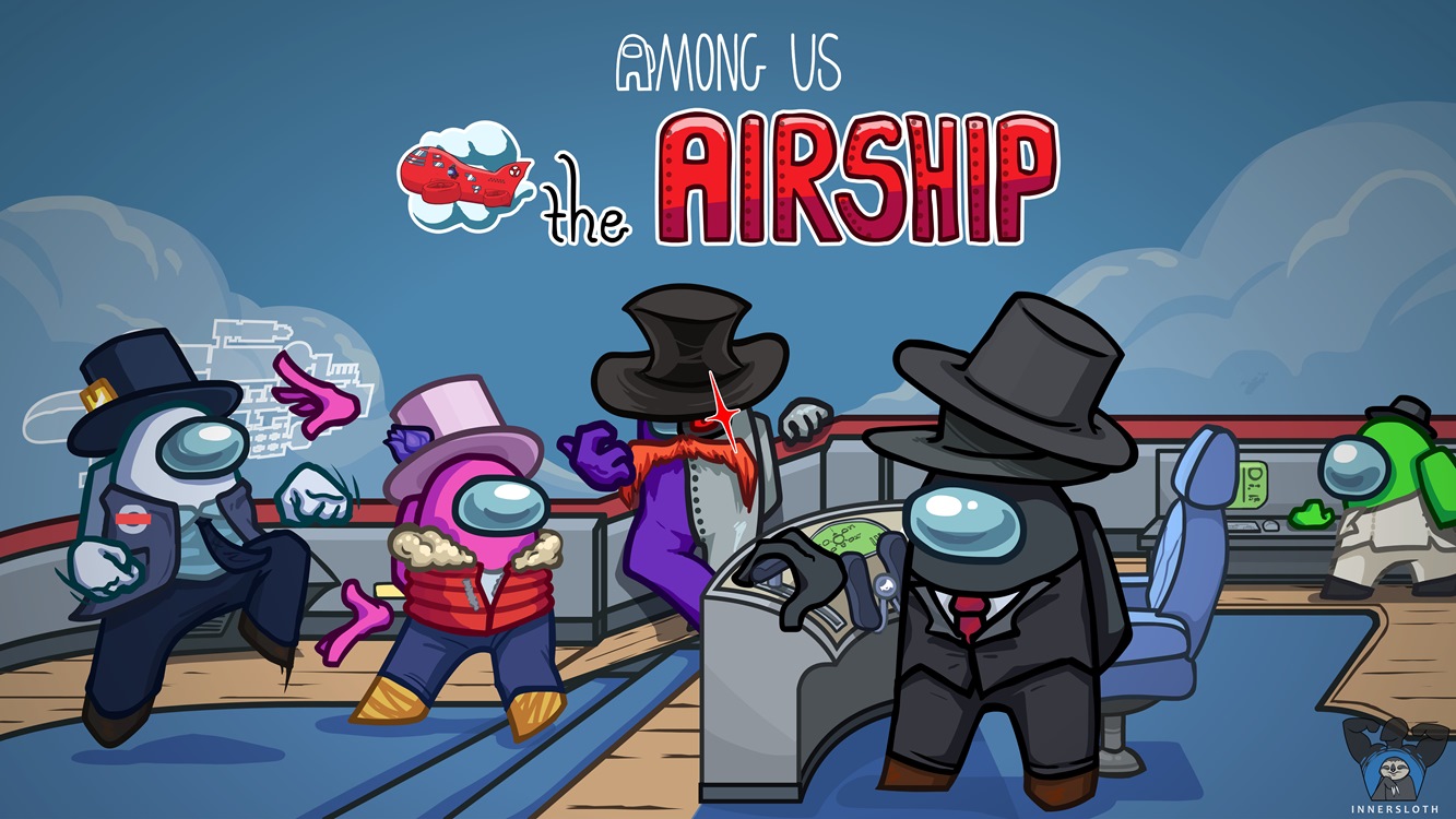 Among Us lancera sa mise à jour le 31 mars avec la map Airship
