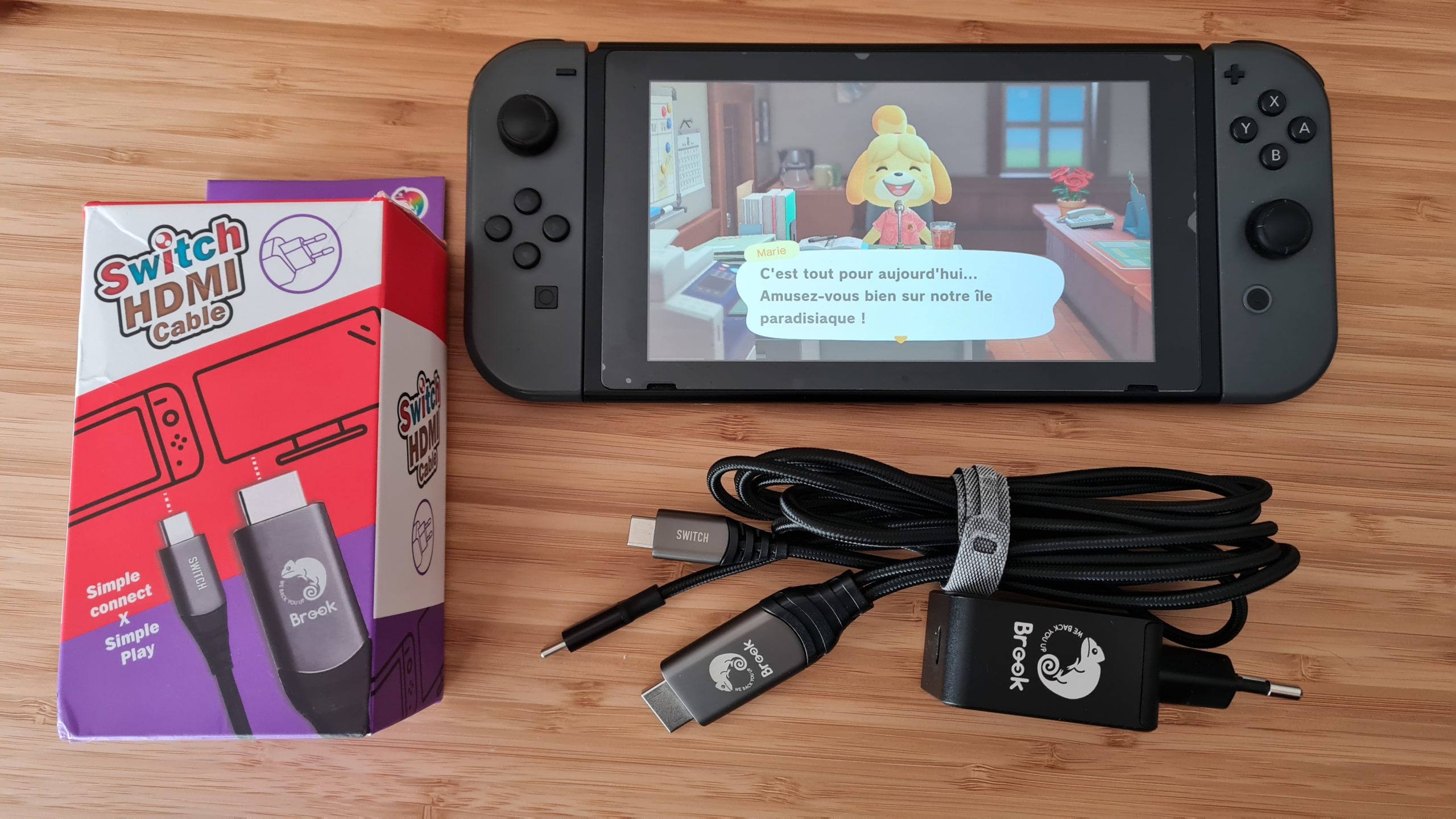 Test matos : Switch HDMI câble de Brook