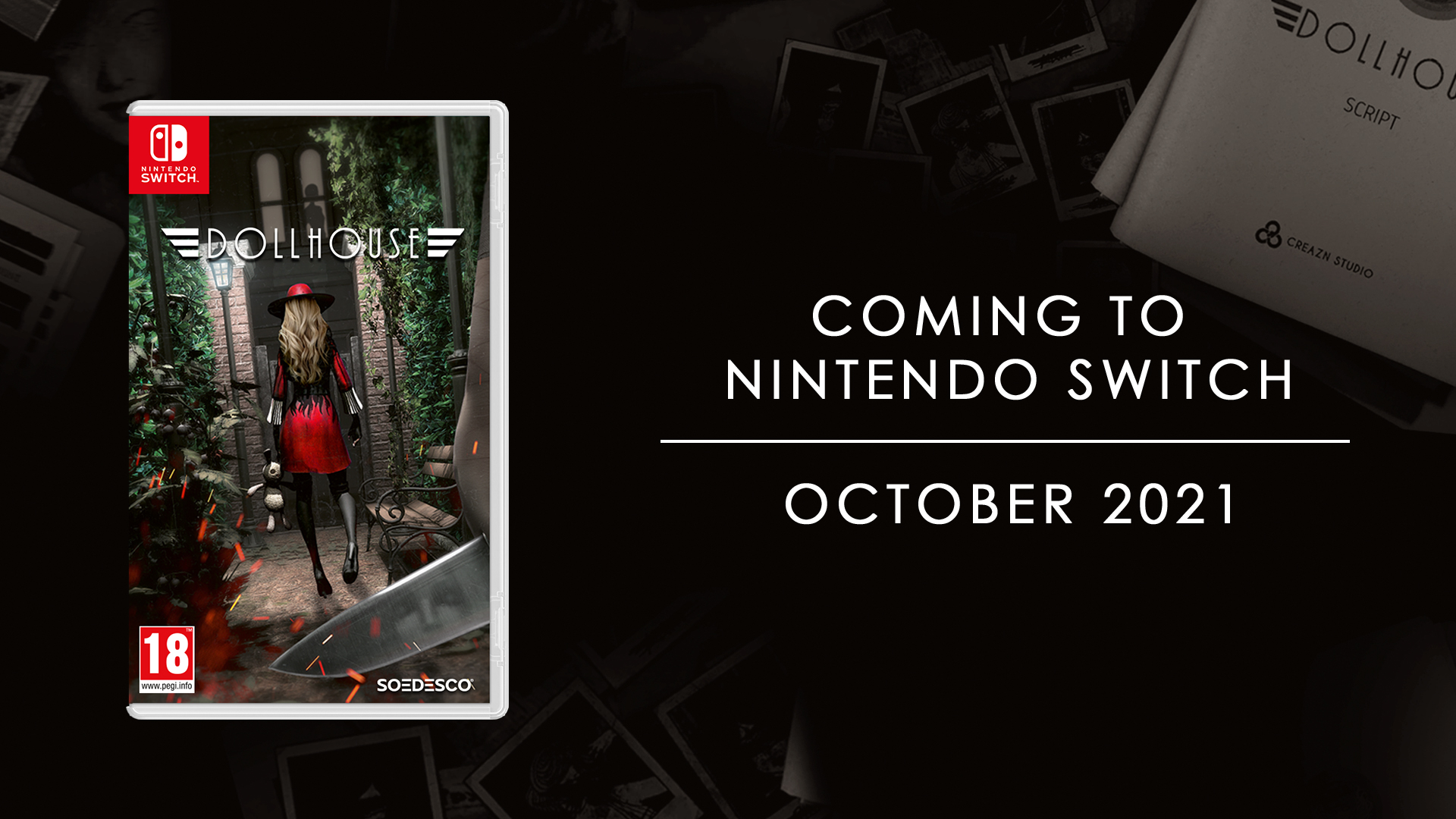 Le jeu d’horreur psychologique Dollhouse arrive sur Nintendo Switch cet octobre