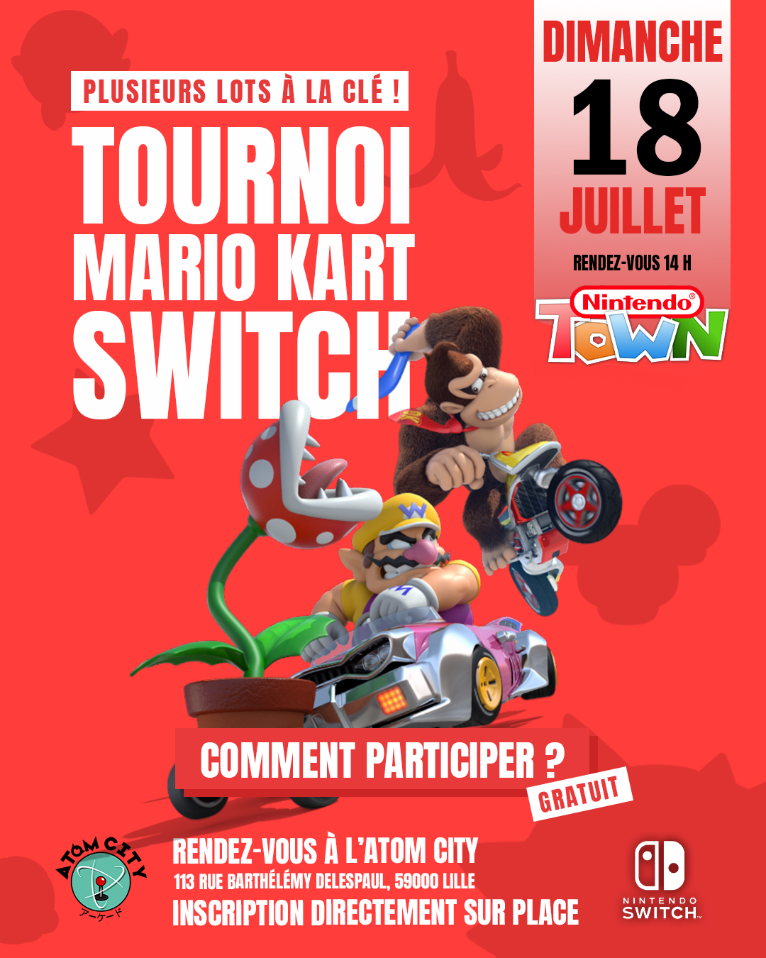 TOURNOI #9 : Mario Kart 8 DELUXE