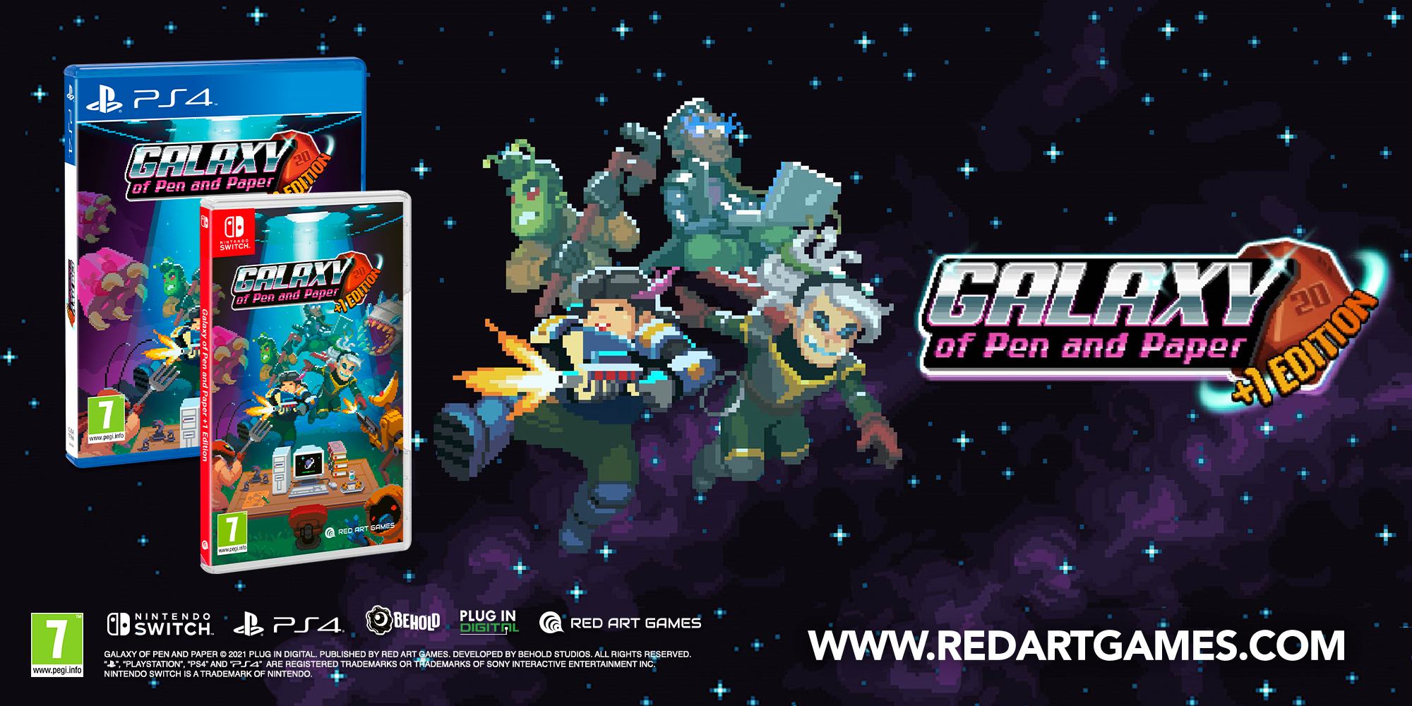 Galaxy of Pen  and Paper +1 Edition arrive en version physique sur Nintendo Switch