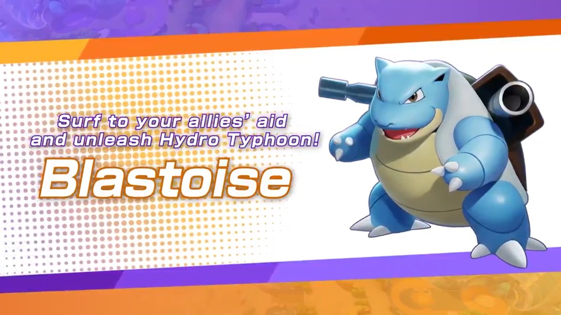 Tortank arrive enfin sur Pokemon Unite