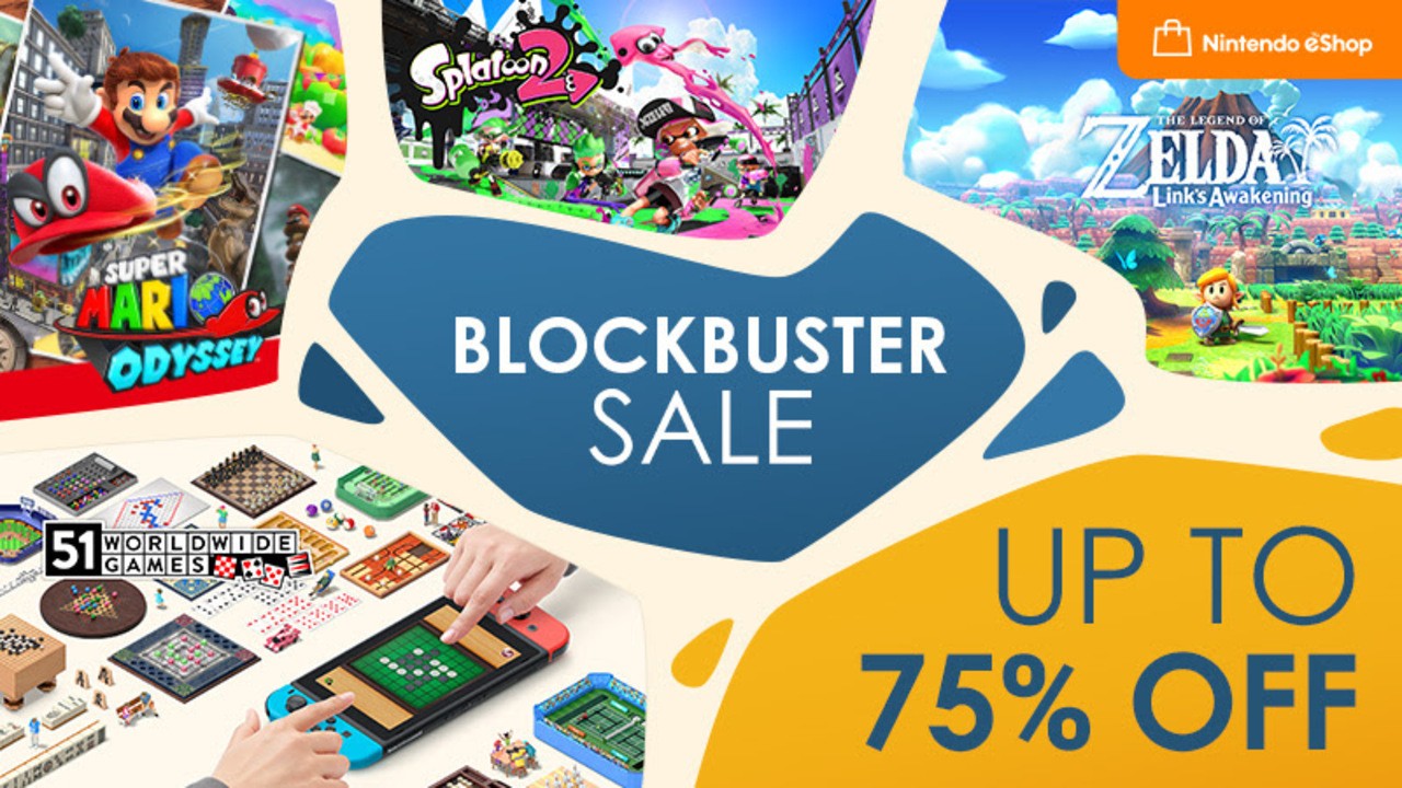 Nintendo annonce de nouvelles promotions Blockbuster ce jeudi sur Switch