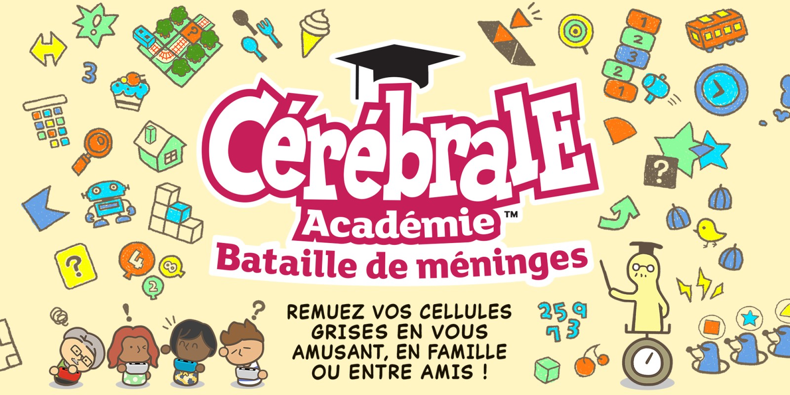 Cérébrale Académie : bataille de méninges annoncé sur Nintendo Switch