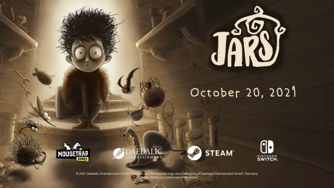 Le jeu de puzzle stratégique et de tower defense Burtonesque JARS sort le 20 octobre sur Nintendo Switch