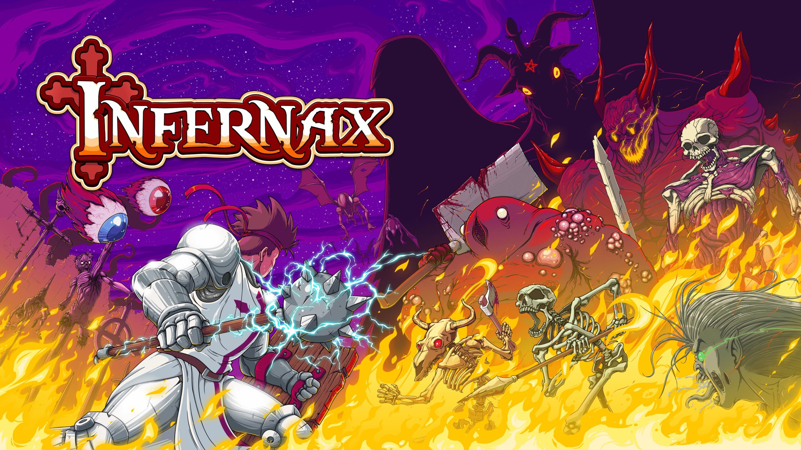 Infernax : un jeu d’action-aventure rétro qui éclabousse sur Nintendo Switch début 2022