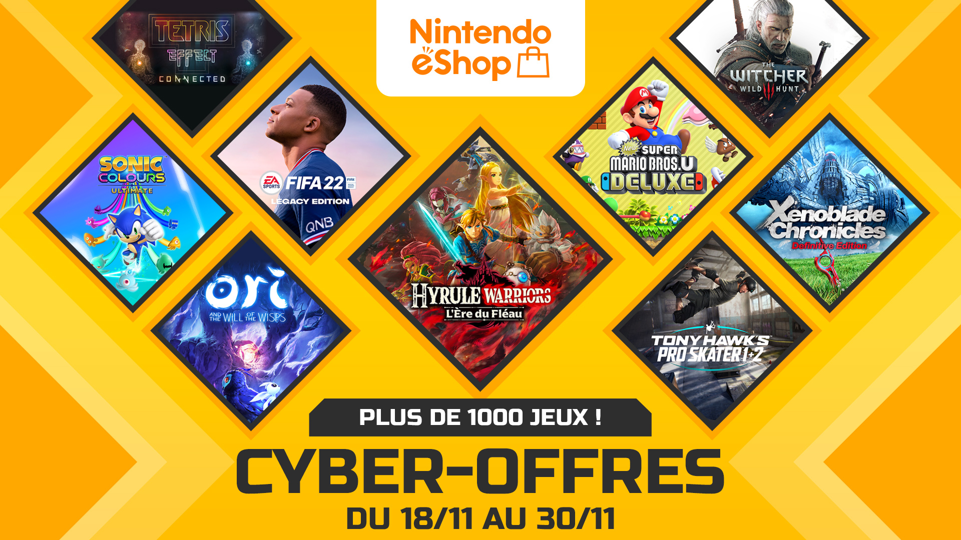 Nintendo annonce les promotions du Black Friday sur l’eShop de la Switch