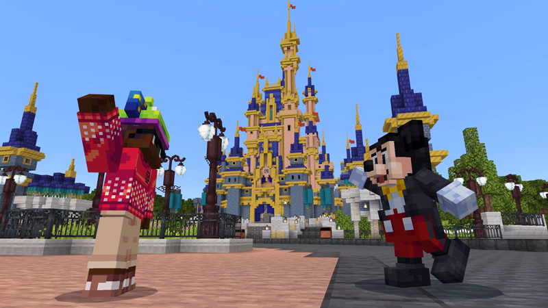 Mickey et ses amis s’invitent dans Minecraft…