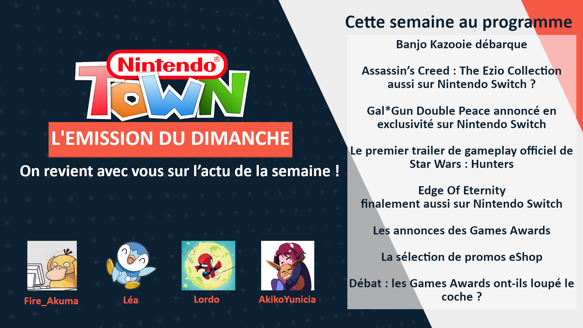 RDV à 18H pour l’émission : Retour sur l’actualité Nintendo Switch
