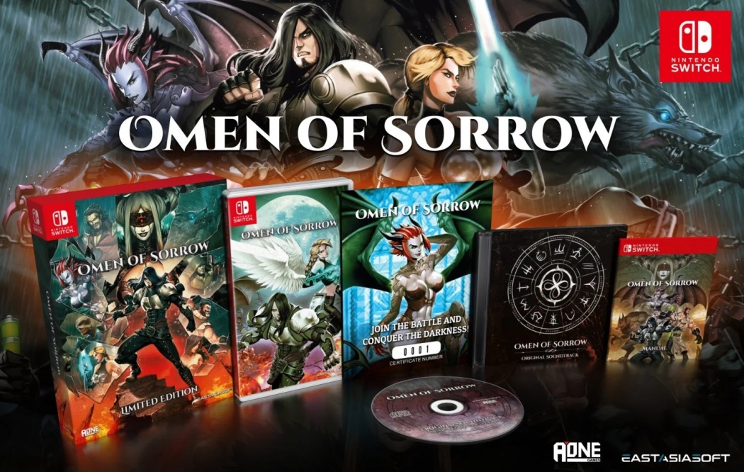 Omen of Sorrow annoncé sur Nintendo Switch