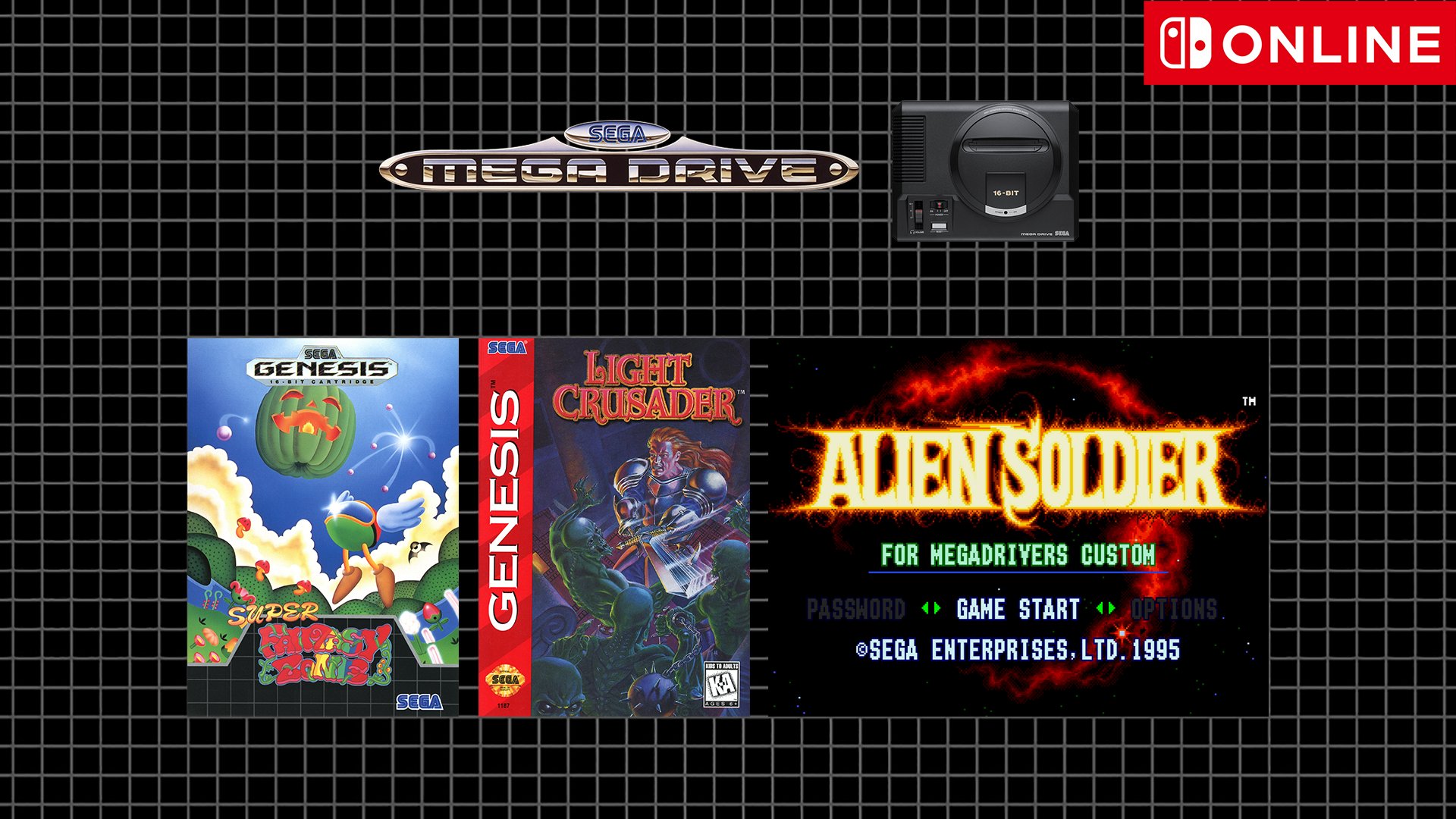 3 nouveaux jeux Megadrive dans le Nintendo Switch Online + Expansion Pack