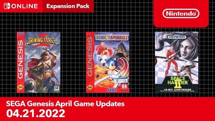 Trois nouveaux jeux Megadrive dans le Nintendo Switch Online + Expansion Pack