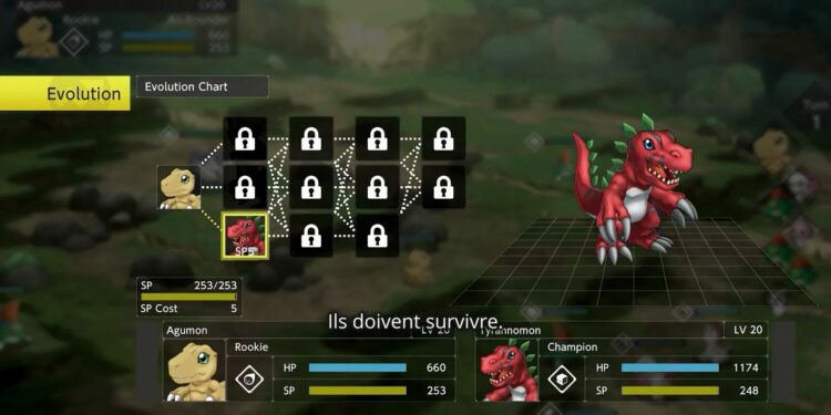 Le plein d’images pour Digimon Survive en Français sur Nintendo Switch