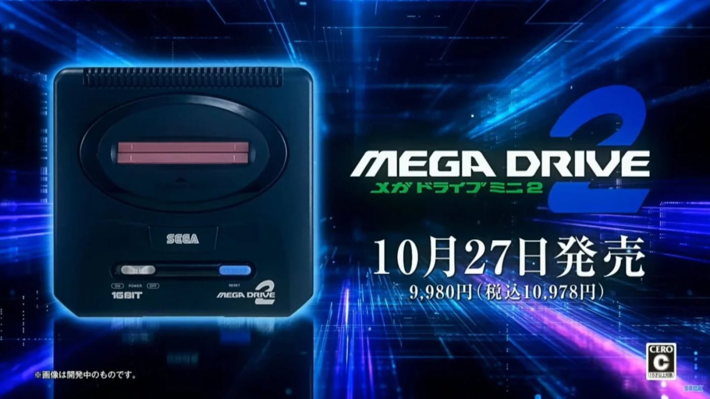 SEGA annonce Mega Drive Mini 2 avec 50 jeux dont le Mega CD