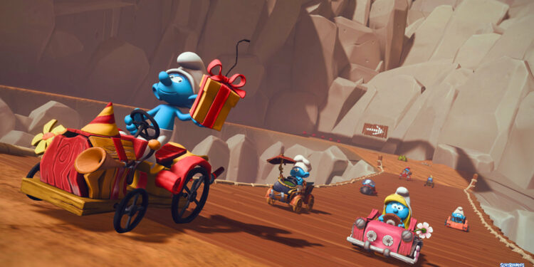 MICROIDS ET IMPS passent la seconde et dévoilent un tout nouveau jeu vidéo : SCHTROUMPFS KART