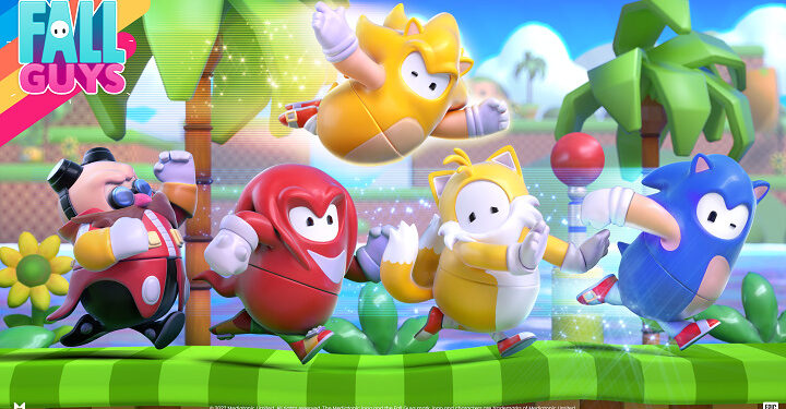 Sonic et ses amis envahissent Fall Guys avec un nouveau niveau et de nouvelles tenues !