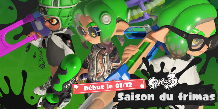 La Saison du Frimas arrive dans Splatoon 3 sur Nintendo Switch