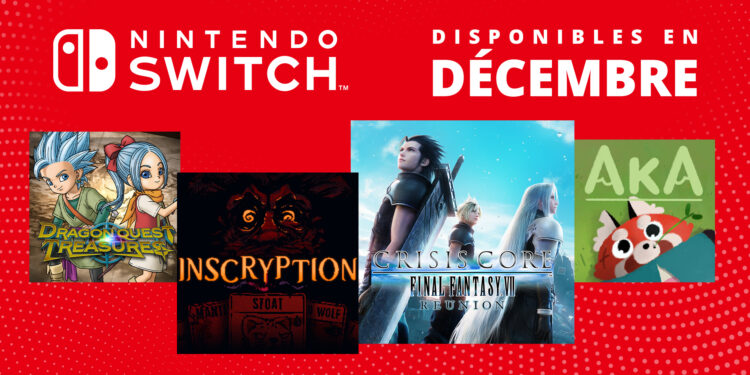 Les sorties Nintendo Switch à ne pas rater en décembre 2022