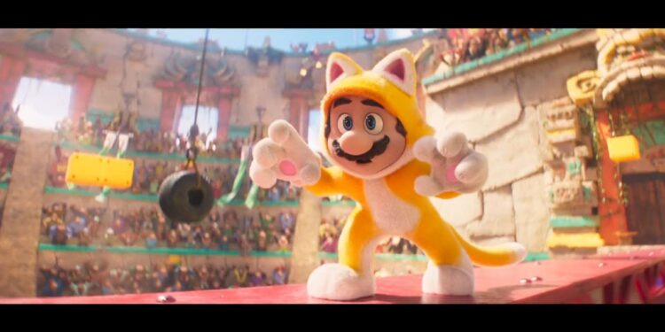 Mario Chat dans le nouveau film Super Mario Bros. Movie