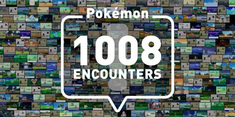Pokémon Company diffusera demain une vidéo spéciale « Pokémon 1008 Encounters »