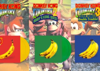 Les bandes-sons remastérisées des jeux Donkey Kong Country arrivent en France dans des éditions vinyles colorés
