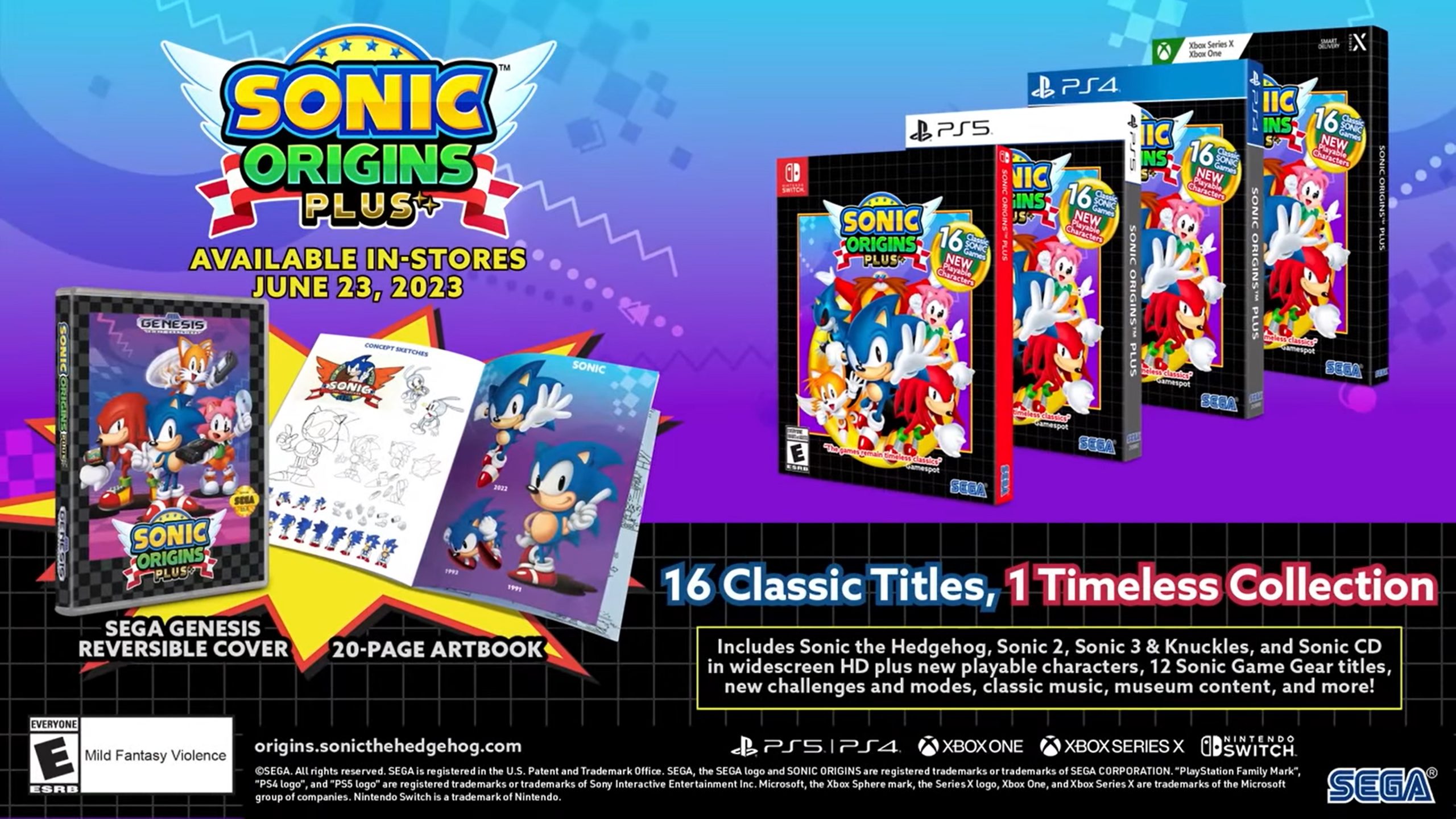 Sonic Origins Plus est désormais disponible ! | Nintendo-Town.fr