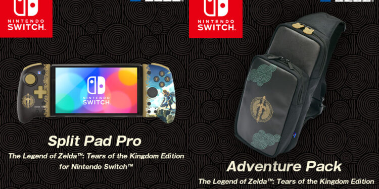 Hori sortira la gamme d’accessoires Zelda : Tears of the Kingdom pour la Nintendo Switch en Europe !