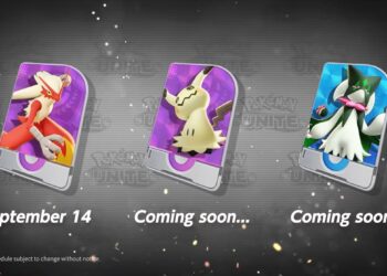 Miascarade, Mimiqui et Braségali arrivent dans Pokemon Unite