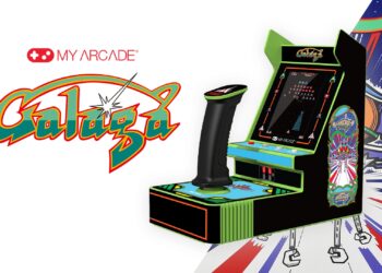 La nouvelle gamme Joystick Players de mini bornes My Arcade arrive avec le modèle Galaga + Galaxian !