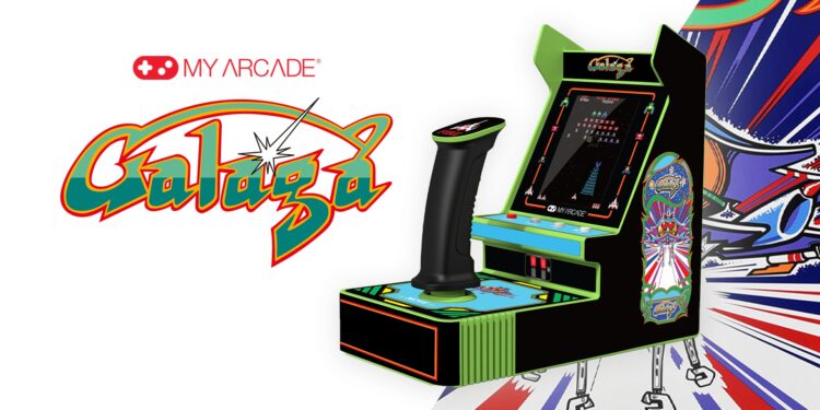 La nouvelle gamme Joystick Players de mini bornes My Arcade arrive avec le modèle Galaga + Galaxian !