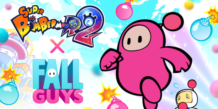 Fall Guys fait son retour dans SUPER BOMBERMAN R 2
