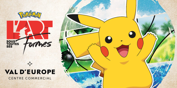 « Pokémon : l’art sous toutes ses formes » arrive à Val d’Europe cet automne