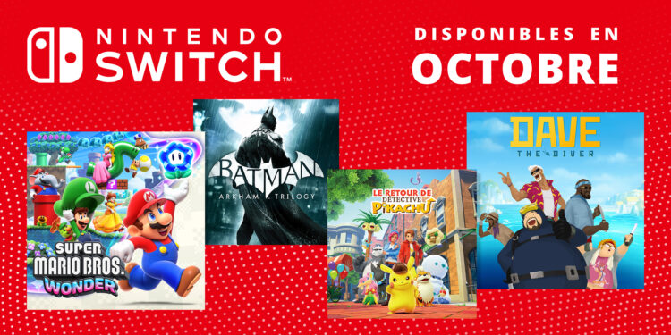 Les sorties Nintendo Switch à ne pas rater en octobre 2023