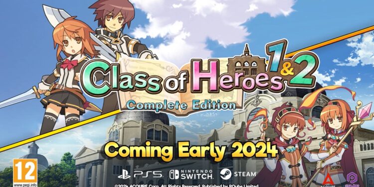 Class of Heroes 1 & 2 sur Nintendo Switch annoncé en Europe