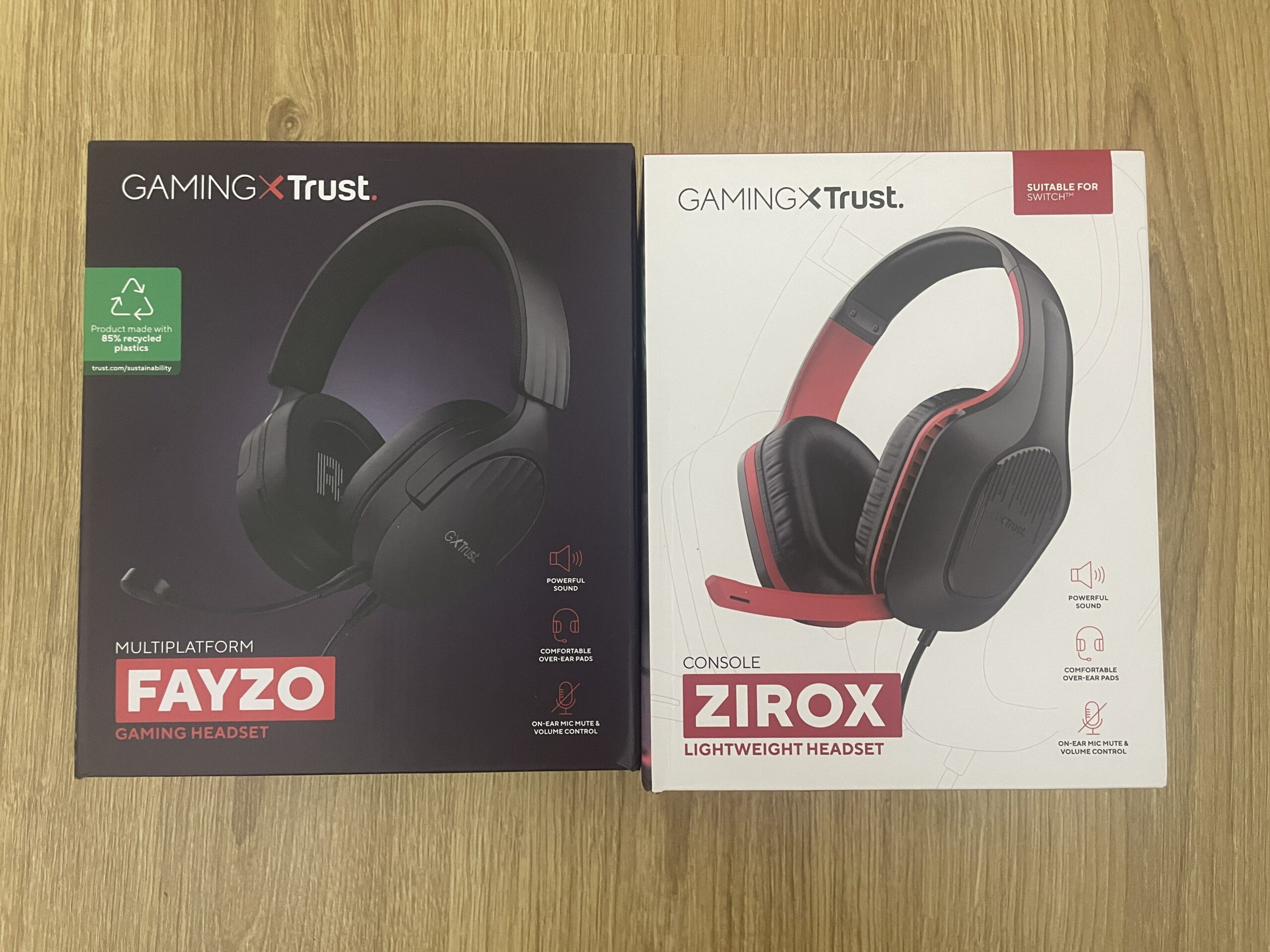Casque Gaming avec Microphone Trust Gaming GXT 415 Zirox Nintendo Switch/  Jack 3.5/ Rouge