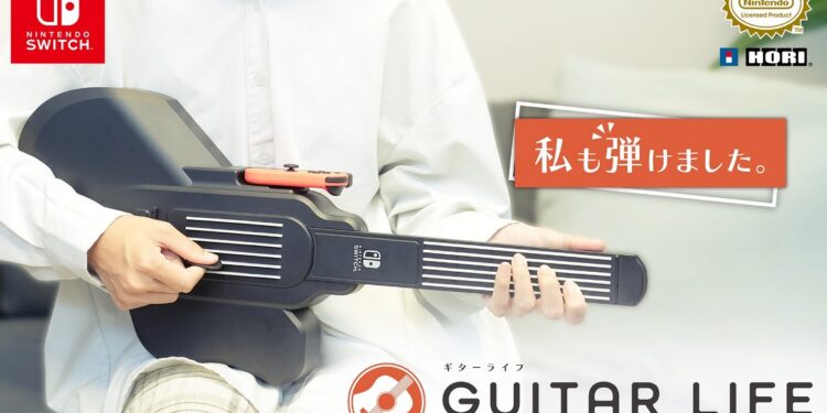 Guitar Life: Lesson 1 annoncé sur Nintendo Switch avec une guitare joy-con