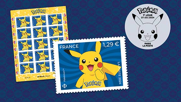 Pikachu en partenariat avec La Poste