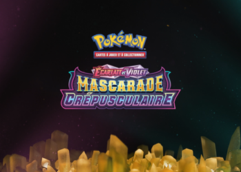 La nouvelle extension Écarlate et Violet – Mascarade Crépusculaire du Jeu de Cartes Pokémon marque les débuts du Pokémon légendaire Ogerpon