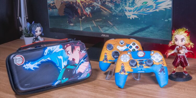 FR-TEC, la marque d'accessoires et de périphériques de jeu de Blade, présente les nouveaux produits officiel Kimetsu no Yaiba pour protéger et personnaliser vos consoles & manettes