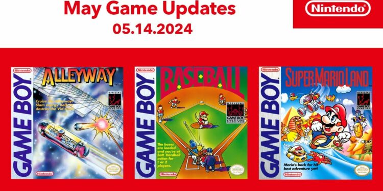 3 nouveaux jeux Gameboy (qui a 35 ans) dans le Nintendo Switch Online dont Super Mario Land